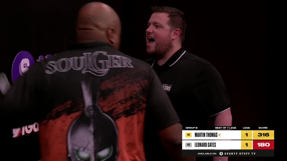 Leonard Gates 9-darter at Modus Super Series